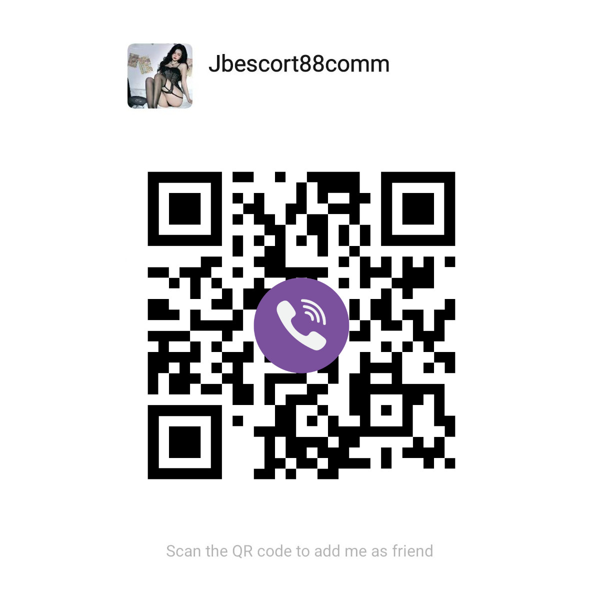 jbescort88com telephone qr code